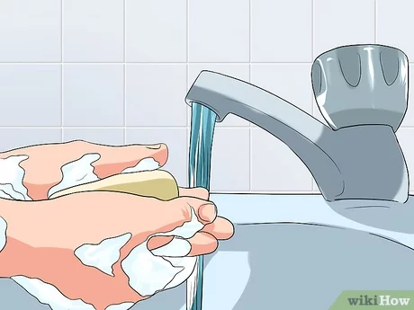 como lavar as mãos